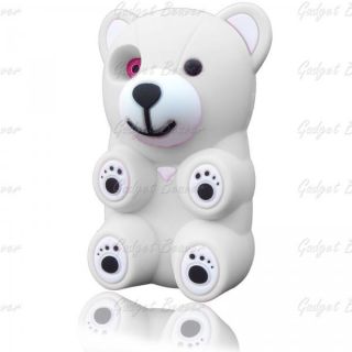 Fits iPod Touch 4 4G Case Gen Cover Silicone Compatible for Apple 3D Bear