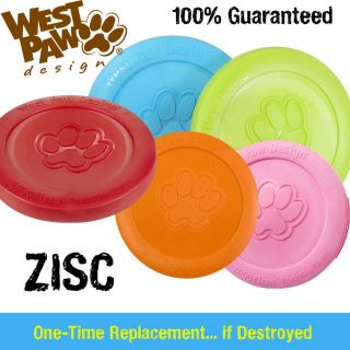 West Paw Design Zisc Dog Frisbee Indestructible Dog Flyer Replaced If Destroyed