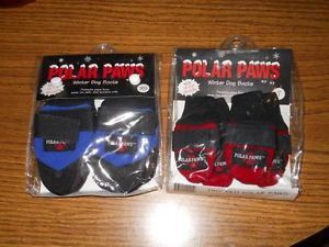 Polar Paws Winter Dog Boots Red XL