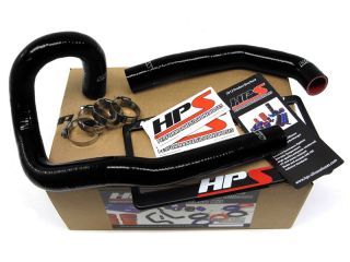 HPS 3 Ply Silicone Radiator Hose Kit for Toyota 86 92 Supra 7MGE 7MGTE Black 87