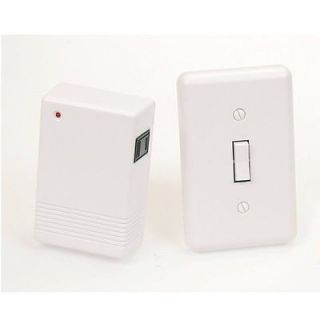 Westek RFK100LC Wall Mounted Wireless Light Switch and Plug in Receiver