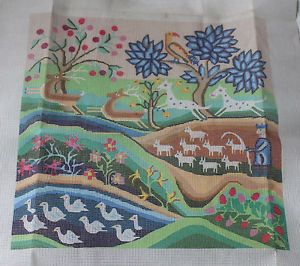 Erica Wilson Metropolitan Museum of Art Tapestry Kit Spring Meadows Pillow