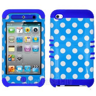iPod Touch 4 Blue Silicone Case
