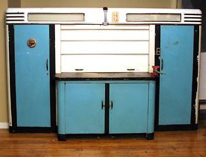 Vintage Antique Alemite Art Deco Mechanics Work Station Tool Cabinet Chest Box