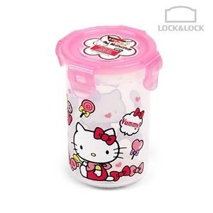 Lock Lock Hello Kitty Circle Food Storage Container 350ml Baby Children Item