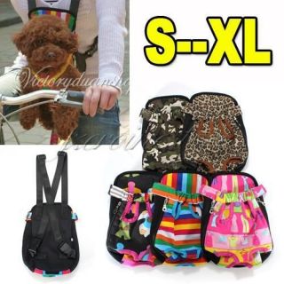 Pet Dog Cat Cotton Canvas Front Style Legs Out Carrier Backpack Bag s M L XL XDK
