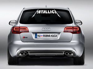 Fun Aufkleber Metallica Auto Decal Car Sticker 75 0 cm x 25 0 Cm