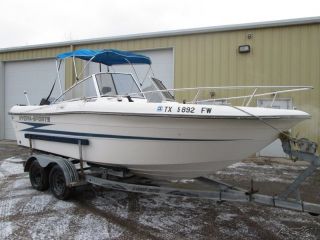 1991 Hydra Sports 2000 20 ft Fishing Boat Used