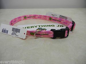 Pink Camo John Deere Dog Collar 12" 18" LP44120