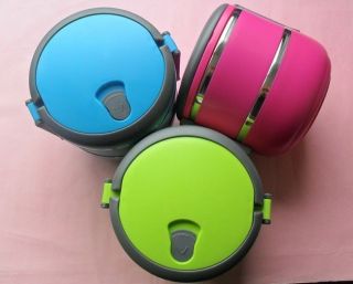 1pcs Two Layers Stainless Steel Insulation Lunch Box Food Storage Containers