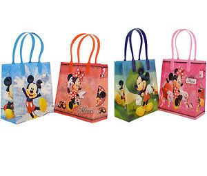 Disney Mickey and Minnie Mouse Small Party Favor Goody Bags 12 Bags