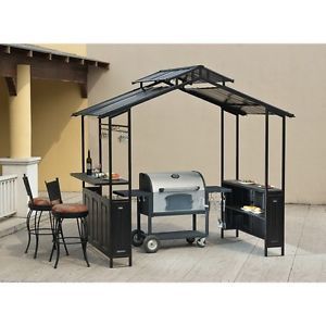 New Deluxe Hardtop Grill Shelter Outdoor Patio Furniture Backyard Barbecue BBQ