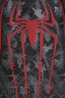 New Marvel Spider Man Amazing Spiderman Logo Backpack School Book Bag Avengers