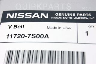 2006 2010 Nissan Armada Titan 2008 2010 Pathfinder Drive Belt Genuine