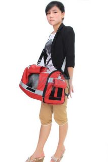 Pet Carrier Backpack Bag Dog Cat Traveler Carrier Shoulder Bag Tote Mesh Handbag