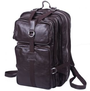 Real Leather Hiking Travel Climing Laptop Cases Backpacks Luggage Bags New
