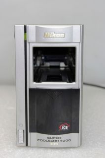 Nikon Super Coolscan 4000 Ed Film Slide Scanner SA 30 Feeder LS 4000 Ed Used