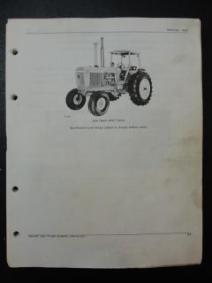 John Deere 4430 Tractor Parts Manual Book Catalog PC1295