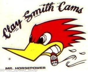 6" Clay Smith Cams Mr Horsepower Decal Drag Racing Rat Hot Rod Woodpecker Gasser