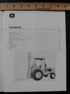 John Deere Owners Manual