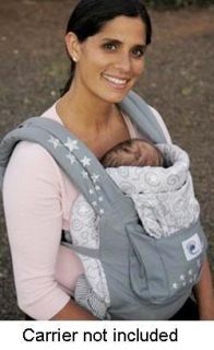 Customer Returned Ergo Baby Carrier Infant Insert Galaxy Grey