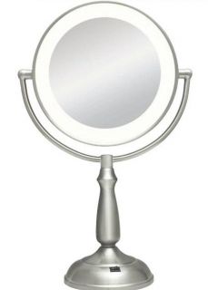 Zadro 10x 1x Ultra Bright LED Lighted Vanity Makeup Mirror LEDVPR410 New