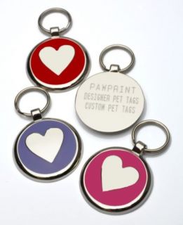 Love Heart Custom Pet ID Tag Huge Range Dog Tag Charm