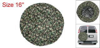 Camouflage 16 inch Nylon Surface Car Automobile Spare Wheel Tire Cover