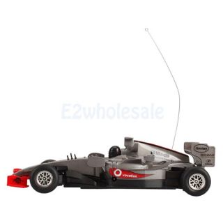 Mini RC Radio Remote Control Formula F1 Race Racing Car Vehicle 1 43 Scale Grey