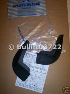 1999 2000 2001 2002 2003 2004 Ford Mustang Molded Mudflaps Rear 2 Piece Set