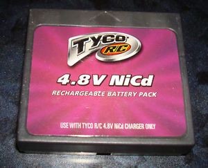Tyco 4 8V NiCd Rechargeable Battery for Remote Control RC Cars Trucks Bikes Toy