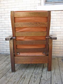 Early Stickley Brothers Morris Chair Mission Oak W186