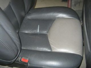 99 06 GMC Sierra Chevy Silverado Z71 Extended Cab Gray Leather Bucket Seats