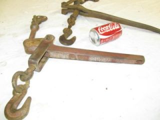 2 Good Heavy Duty Cantilever Load Chain Binders Tie Downs