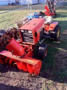 Case 226 Garden Tractor Riding Mower with Snowblower Onan Engine