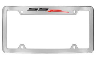 Chevrolet SSR Chrome Plated Metal Top Engraved License Plate Frame Holder