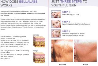 Bella Labs Anti Aging Anti Wrinkle Fine Line Facial Age Spot Under Eye Cream XL