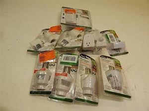 Mixed Lot of 9 Westek Indoor Motion Activated Light Control 10467