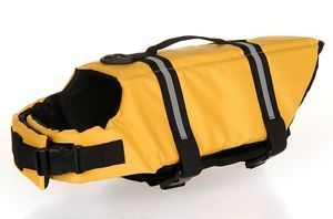 Dog Life Jacket Dog Life Vest Swimming Preserver XXS XS s M L XL XXL Yellow