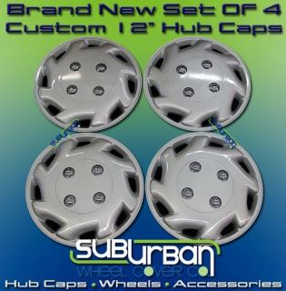 Custom 12" Hubcaps Hub Caps Wheel Covers Hubcaps New