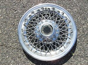 Genuine 1978 1979 1980 Chevy Chevelle 14 inch Wire Spoke Hubcaps Wheel Covers