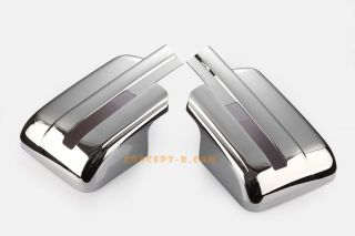 2009 2013 Ford F 150 Chrome Mirror Covers w Turn Signal Light Cutout Trim Bezel