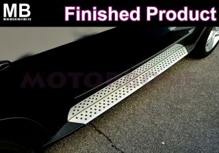 07 12 BMW x5 E70 Running Board Side Step Nerf Bar Rail Complete Kit Set OE Style