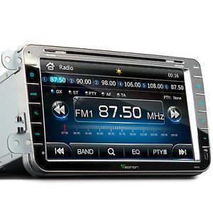 D5153U VW Volkswagen 8" Car DVD Player GPS System Bluetooth Touch Screen Nav Map