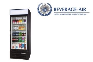 Beverage Air Commercial Refrigerator Lumavue Glass Door 27 CU ft Hinged Door L