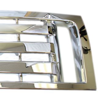 09 12 Ford F150 XL STX FX4 Chrome ABS Grille Overlay Insert