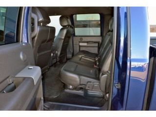 4x4 Crew Cab Diesel CD Leather Lariat Super Duty Blue Long Bed Wood Grain Heated