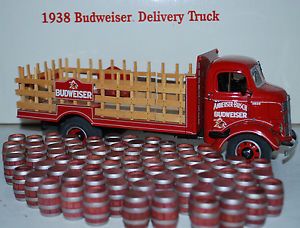 Danbury Mint 1958 Budweiser Delivery Truck w Box Cot Accessories K 42C