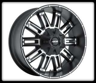 17" MKW Offroad M80 Black Rims Toyo 35x12 50x17 Open Country AT2 Tires Wheels