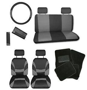 Black and Grey Seat Covers